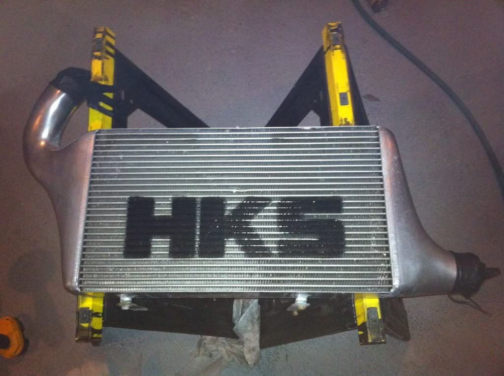 Intercooler hole. Fix suggestions/solutions Mitsubishi Lancer