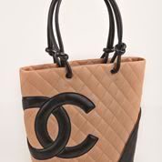 leather Chanel tote