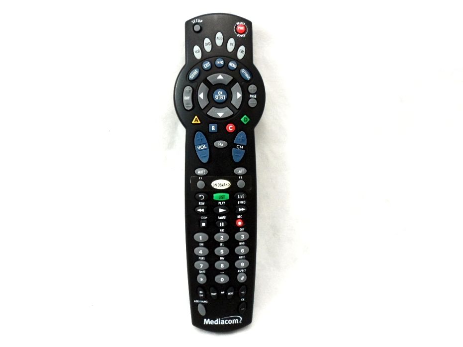 Mediacom Universal Remote 1056B01 1056B03 Cable, DVD, TV, Audio -30-Day