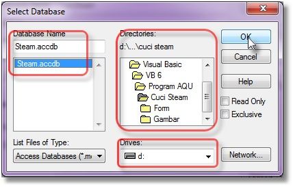 odbc access 2007 untuk crystal report 8.5