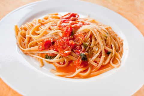 red pasta