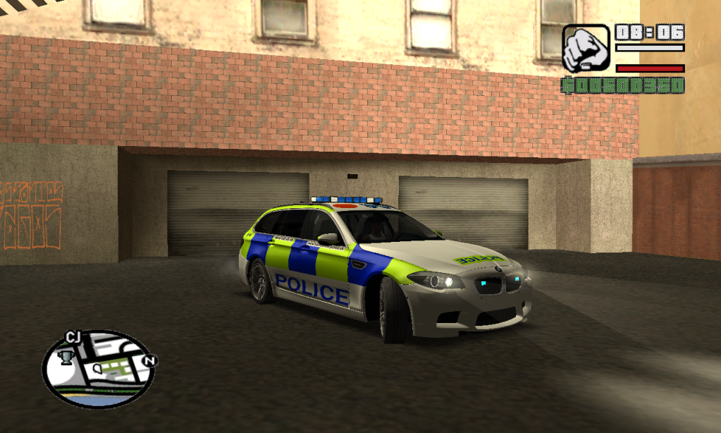 Gta sa british bmw police car #5