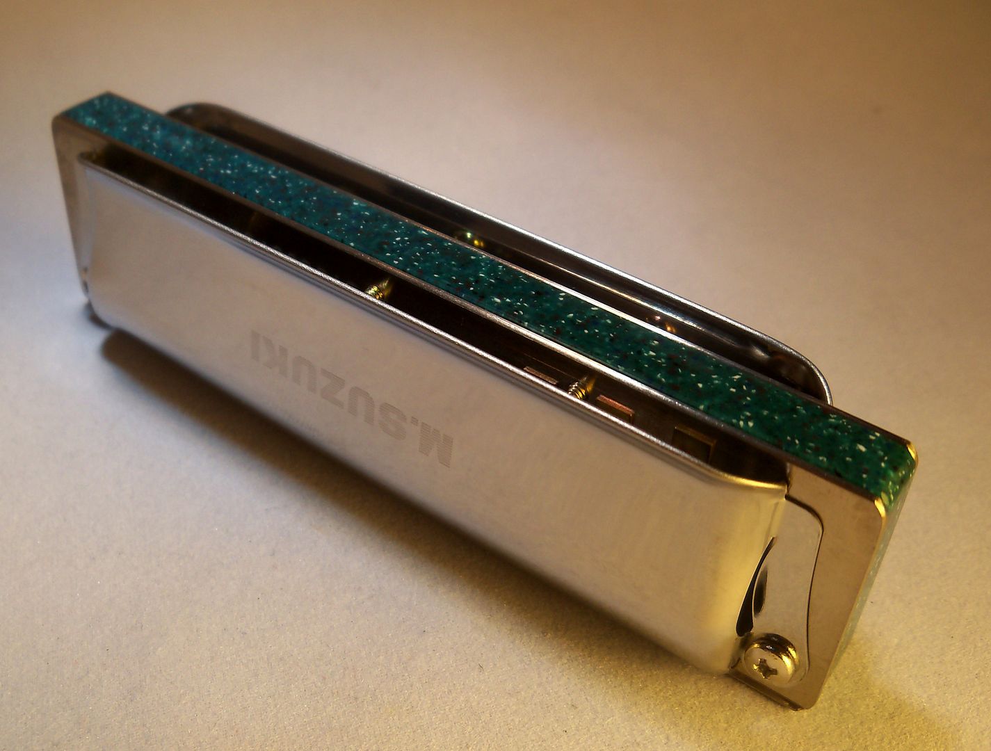 Custom Blue Moon Manji - Blue Moon Milled Malachite Comb and Stock Covers photo ManjiSSMjiSSGrnB_zpsc969690d.jpg
