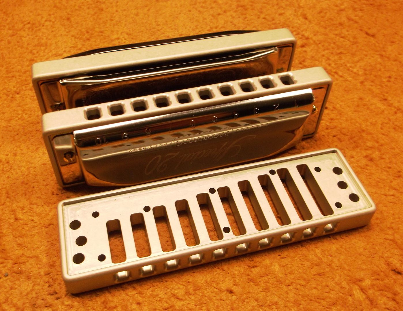 Hohner Special 20's with Clear Anodized Aluminum Combs photo SP20 Clear 3_zpso1vbdx4j.jpg