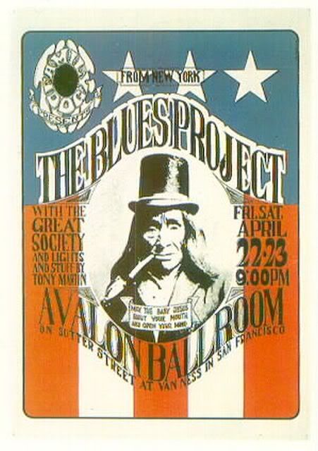 afiches de rock psicodélico (años 60s-70s)