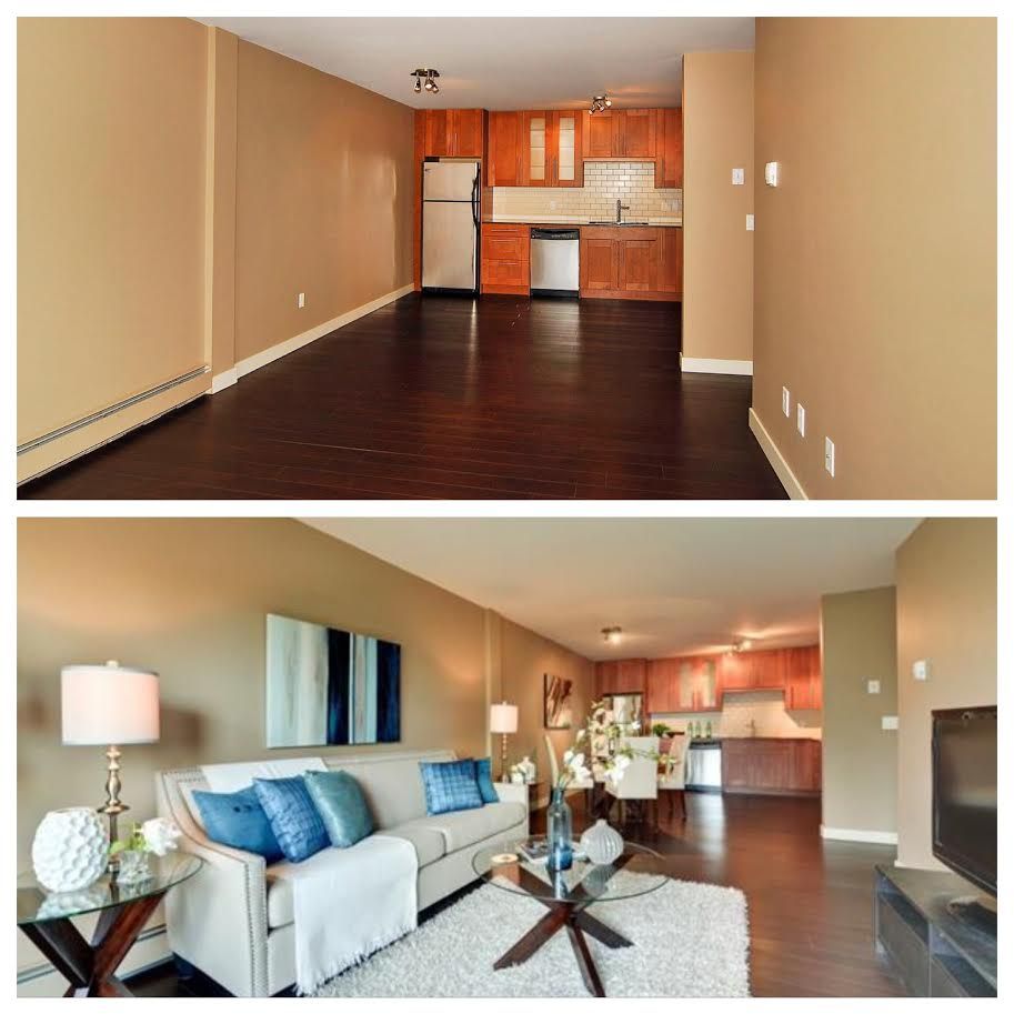 Calgary Home Staging Vacant Calagry before and after staging