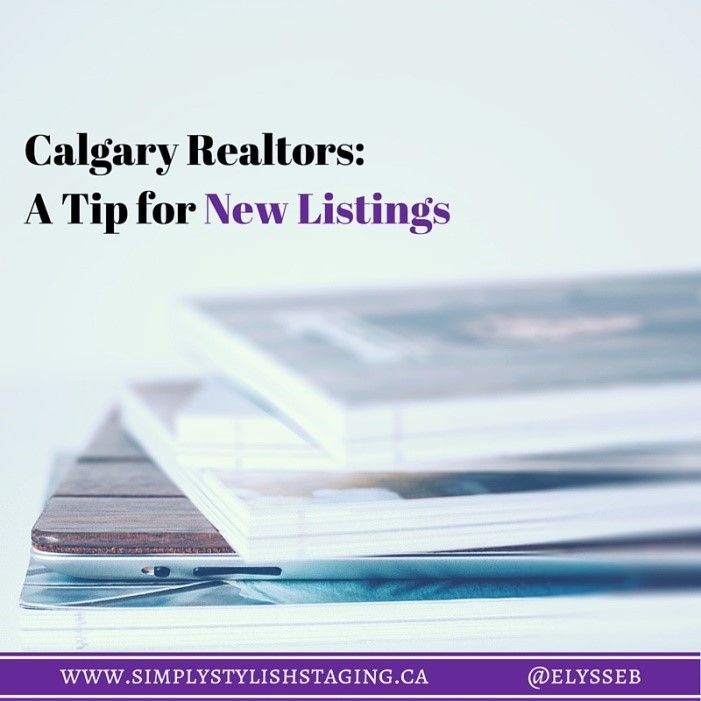 Blog Calgary Realtors A Tip for New Listings