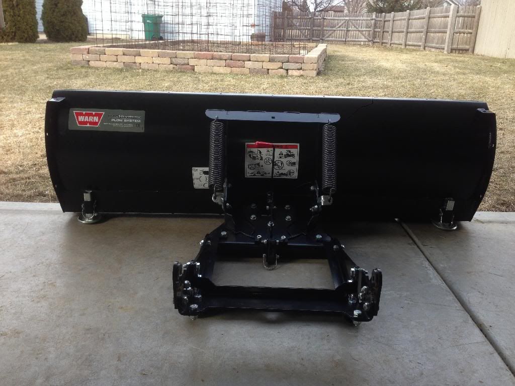 warn provantage front mount plow