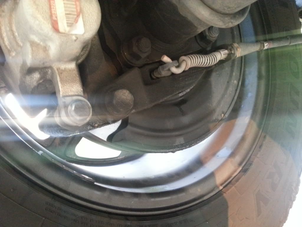Looks like both of my axles are leaking. The rear is leaking from the driver side wheel and the front is leaking from the pinion.