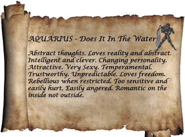 Myspace Comment: Zodiac Sign - Aquarius