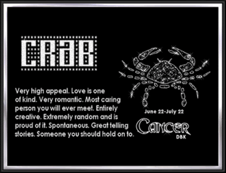 Myspace Comment: Zodiac Sign - Cancer