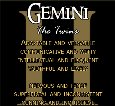 Myspace Comment: Zodiac Sign - Gemini
