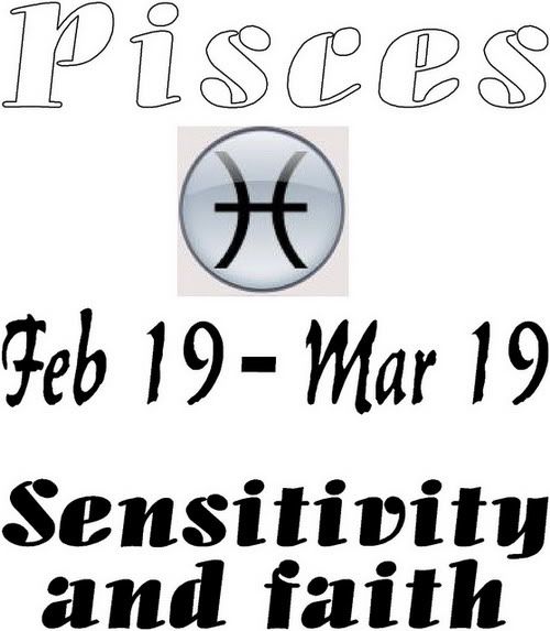 Myspace Comment: Zodiac Sign - Pisces