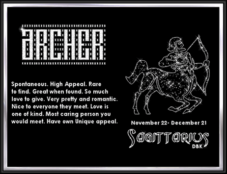 Myspace Comment: Zodiac Sign - Sagittarius