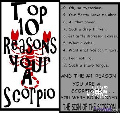 Myspace Comment: Zodiac Sign - Scorpio