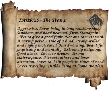 Myspace Comment: Zodiac Sign - Taurus