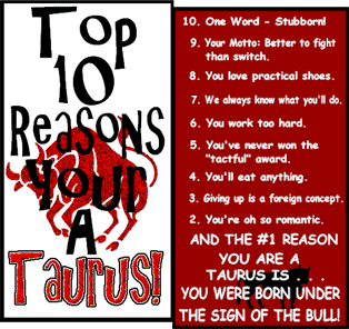 Myspace Comment: Zodiac Sign - Taurus