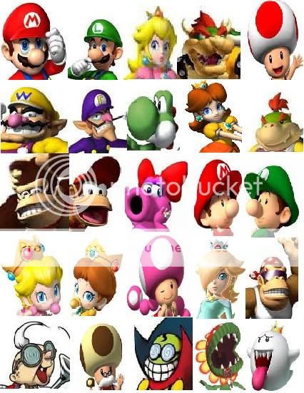 Mario Characters (Picture Quiz) - By B1rD1sT3hVV0rDXD