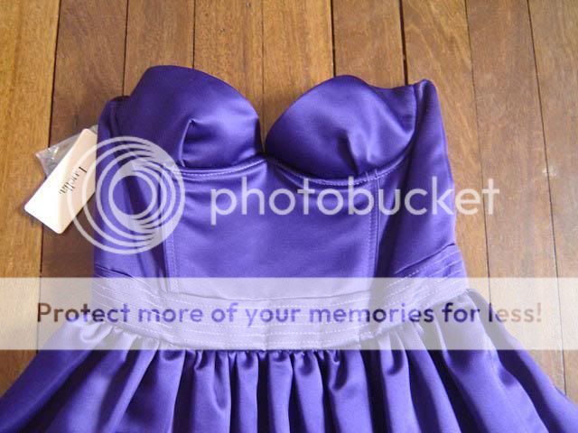 LUELLA BARTLEY Punk Prom Strapless Dress 38 BNWT  