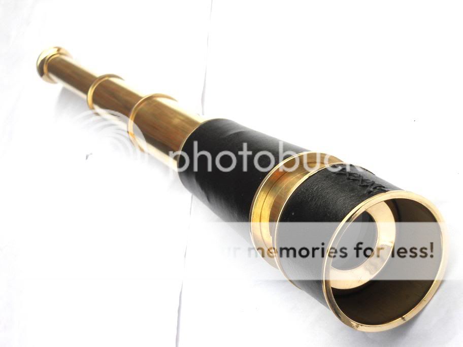 Pirate spyglass Solid Brass Nautical   Pirate Telescope  