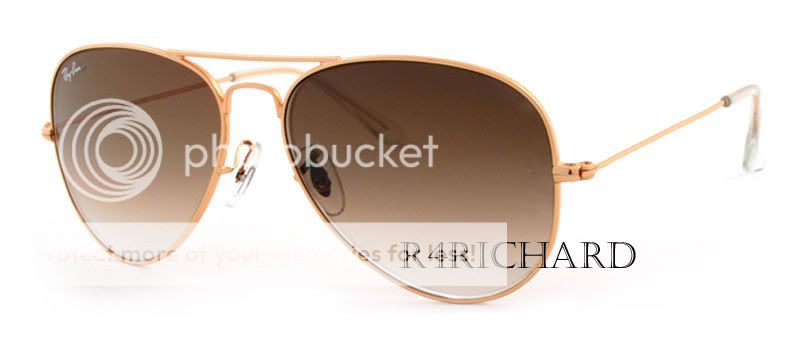 New Ray Ban Sunglasses 3025 001 51 Aviator Size 55mm Gold