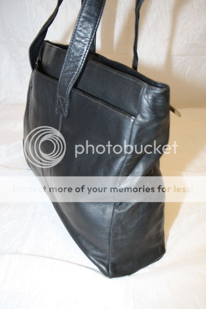   MADE VACHETTA LEATHER BLACK X LARGE TOTE BAG HANDBAG PURSE yr  