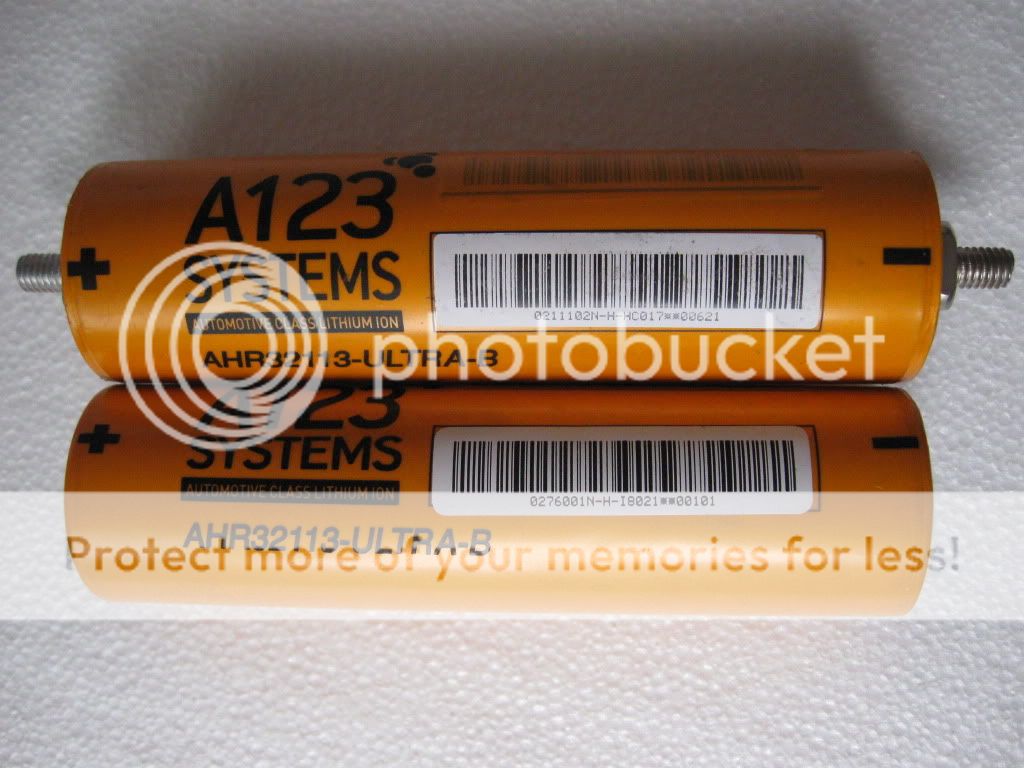 A123 AHR32113 Cylindrical Cell  