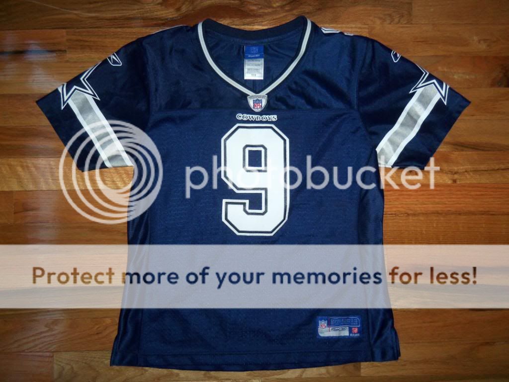   Cowboys jersey #9 Shirt M Medium BLUE Tony Romo Youth FOOTBALL  