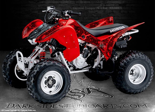 Honda 300EX TRX300EX 2007 Current ATV Graphics The Gears of Death